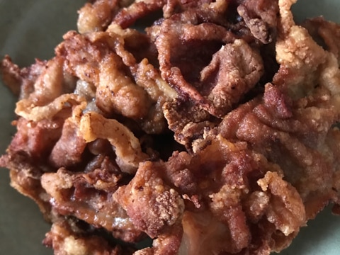 豚小間カリカリ唐揚げ